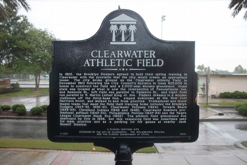 Clearwater Athletic Field Marker image. Click for full size.