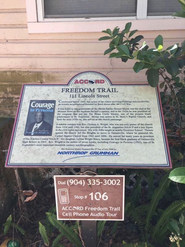 111 Lincoln Street Marker. Click for full size. 111 Lincoln Street Marker image. Click for full size.