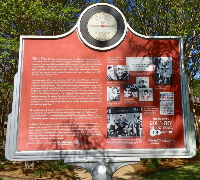 Elvis Country Marker (Rear) image. Click for full size.