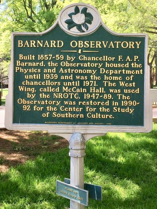 Barnard Observatory Marker image. Click for full size.
