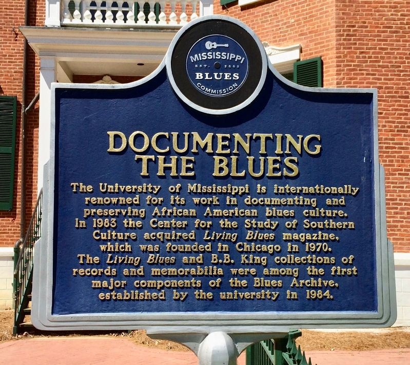 Documenting the Blues Marker (Front) image. Click for full size.
