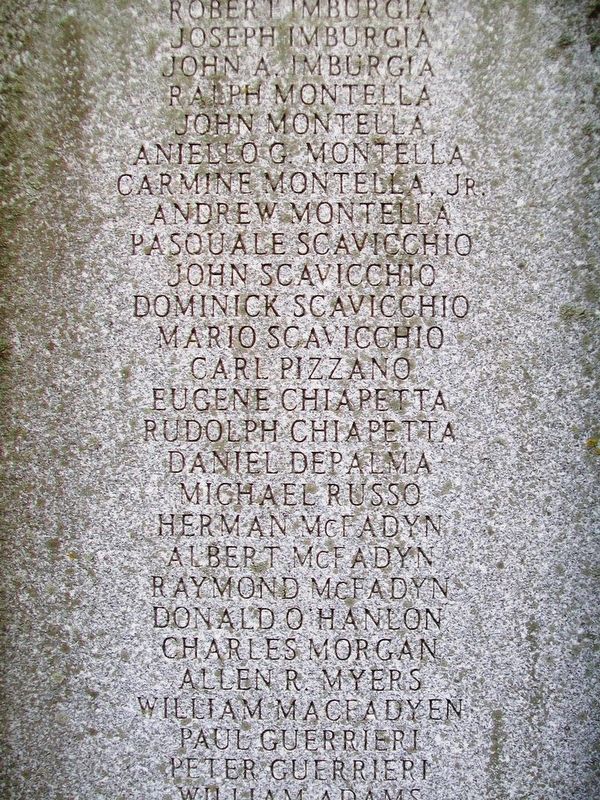 Korean War Memorial Honor Roll of Veterans image. Click for full size.