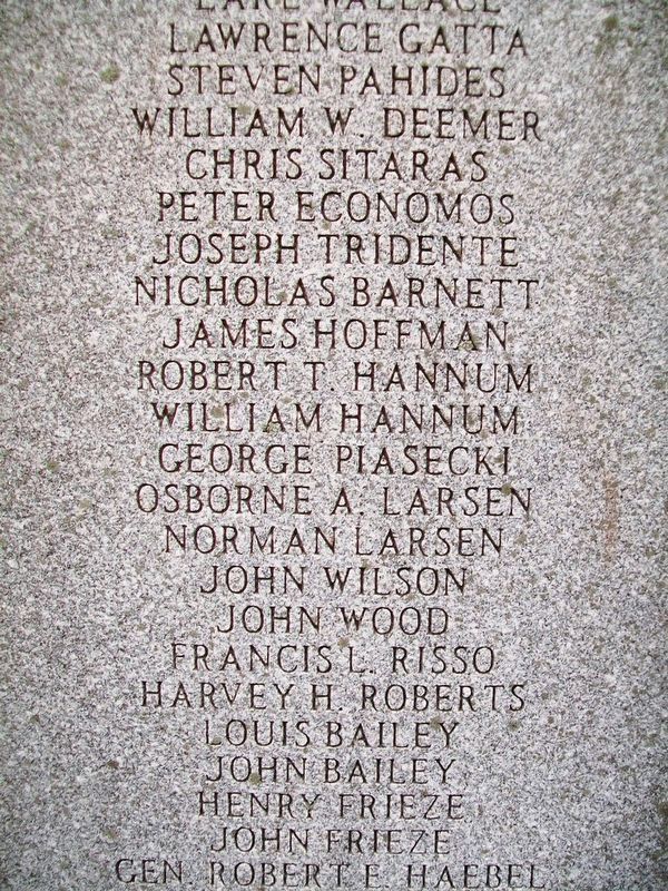 Korean War Memorial Honor Roll of Veterans image. Click for full size.