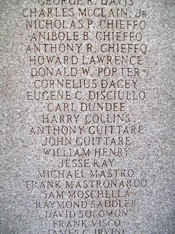Korean War Memorial Honor Roll of Veterans image. Click for full size.