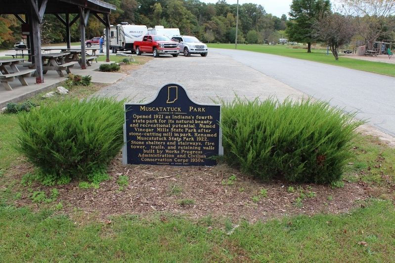 Muscatatuck Park Marker image. Click for full size.