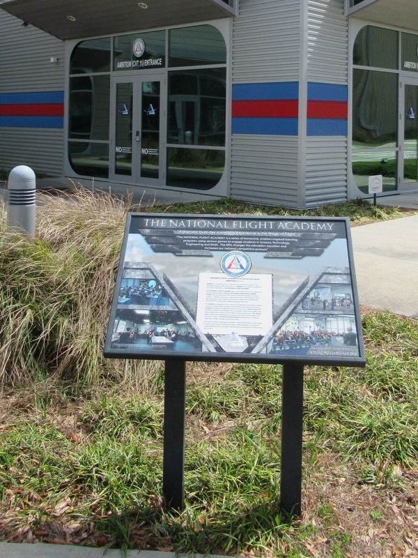 The National Flight Academy Marker image. Click for full size.