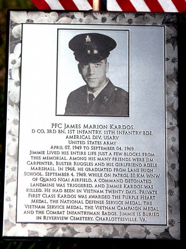PFC James Marion Kardos image. Click for full size.