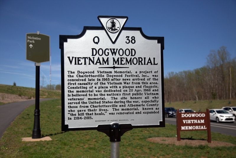 Dogwood Vietnam Memorial Marker image. Click for full size.