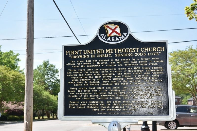 First United Methodist Church Marker Side 2 image. Click for full size.