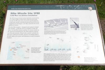 Nike Missile Site SF88 Marker image. Click for full size.