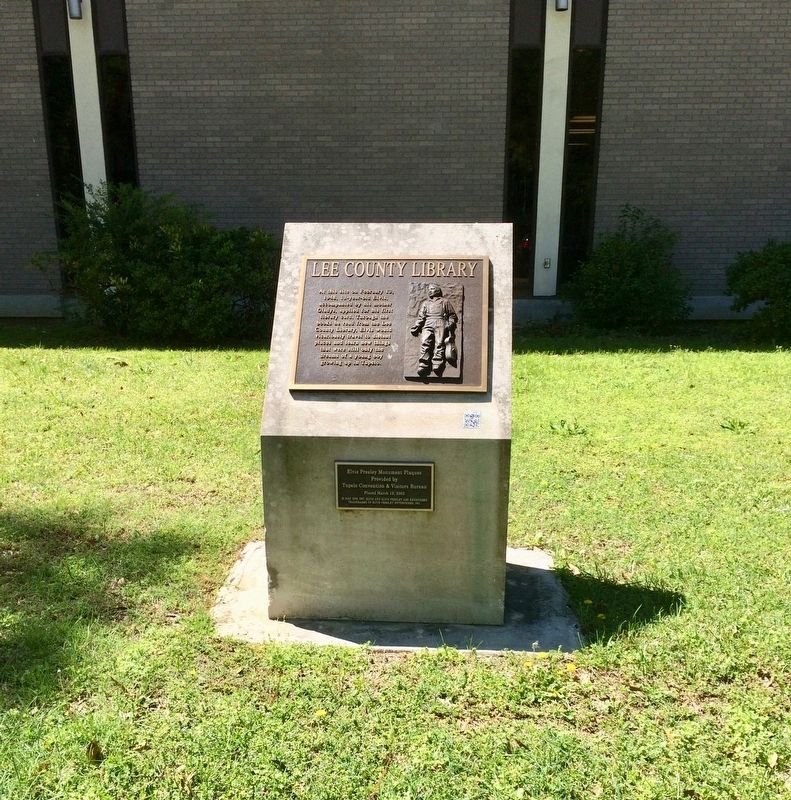 Lee County Library Historical Marker