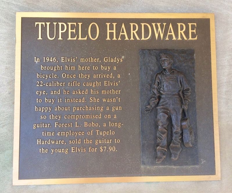Tupelo Hardware - Elvis Marker image. Click for full size.