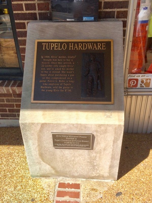 Tupelo Hardware - Elvis Marker image. Click for full size.