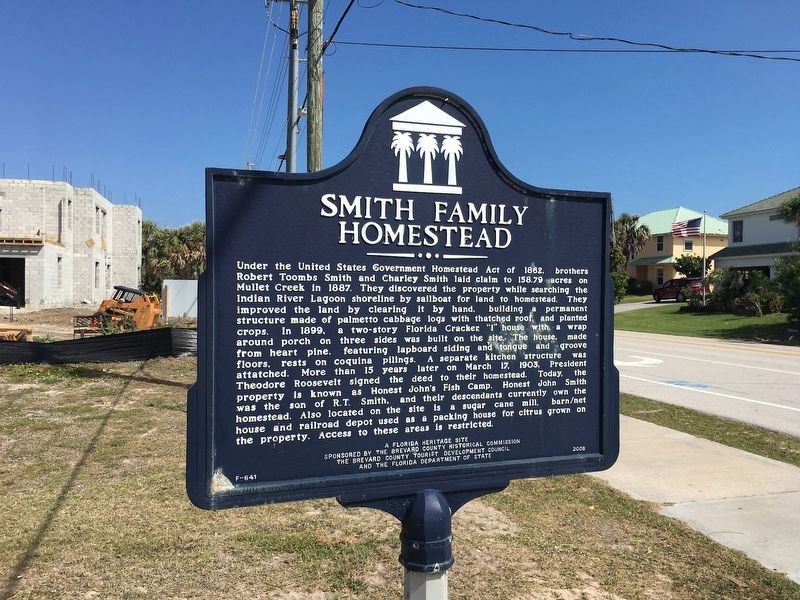 Smith Family Homestead Marker image. Click for full size.