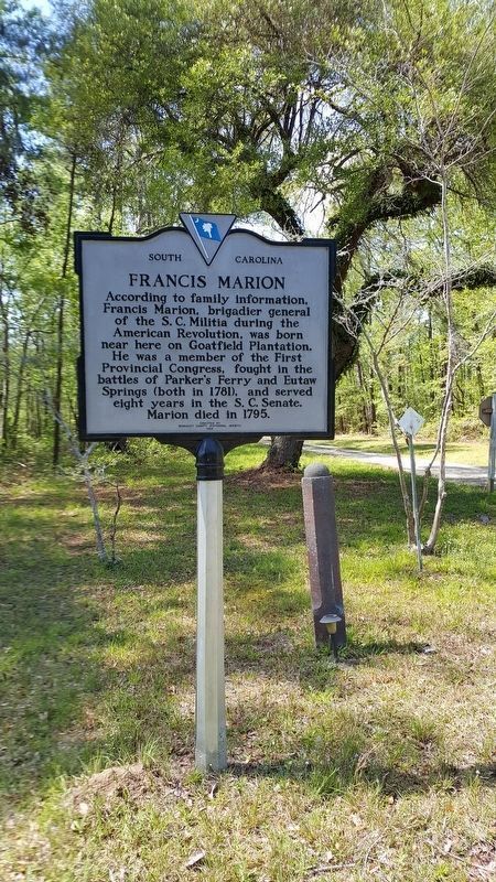 Francis Marion Marker. Click for full size. Francis Marion Marker image. Click for full size.