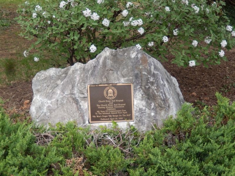 Church Home and Hospital Marker image. Click for full size.