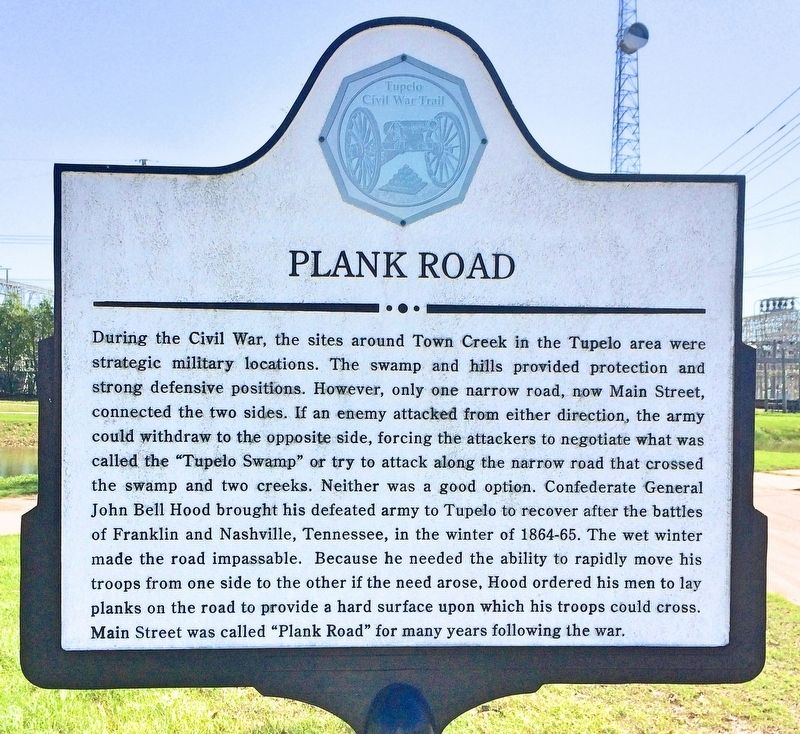Plank Road Marker image. Click for full size.