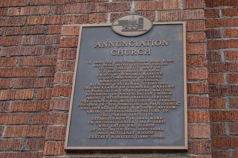 Annunciation Church Marker image. Click for full size.