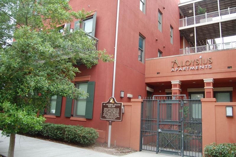 St. Aloysius College Marker. Click for full size. St. Aloysius College Marker image. Click for full size.