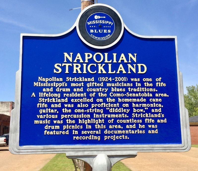 Napolian Strickland Marker (Front) image. Click for full size.
