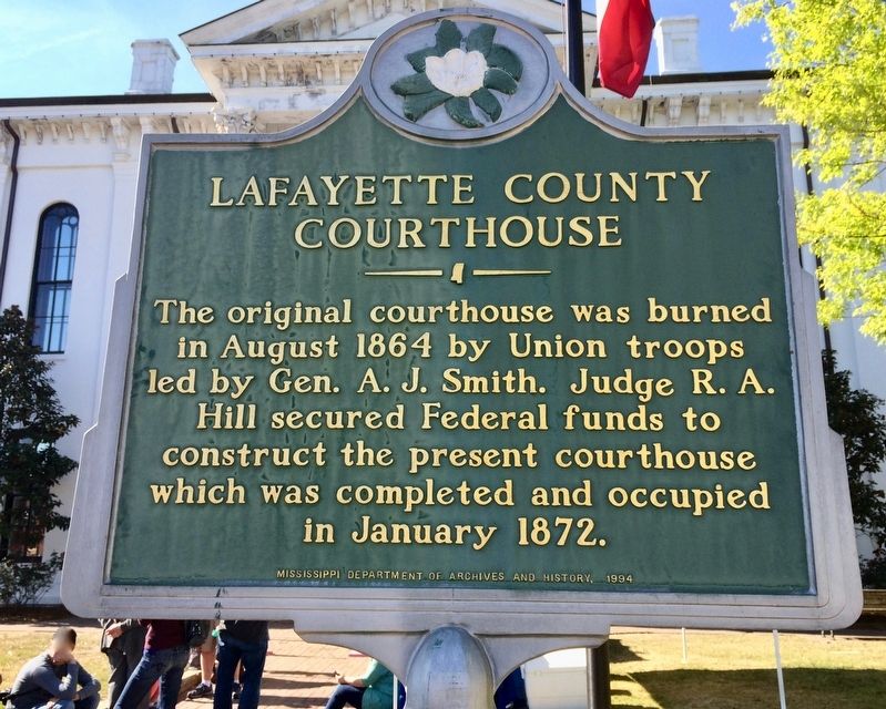 Lafayette County Courthouse Marker image. Click for full size.