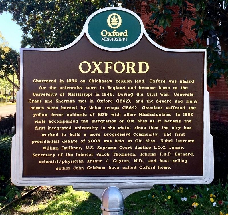 Oxford Marker image. Click for full size.