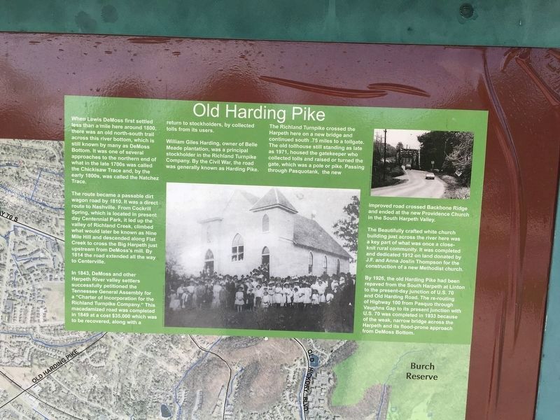 Old Harding Pike Marker image. Click for full size.