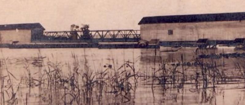 Bridgeboro Bridge - covered bridge. Click for full size. Bridgeboro Bridge - covered bridge image. Click for full size.