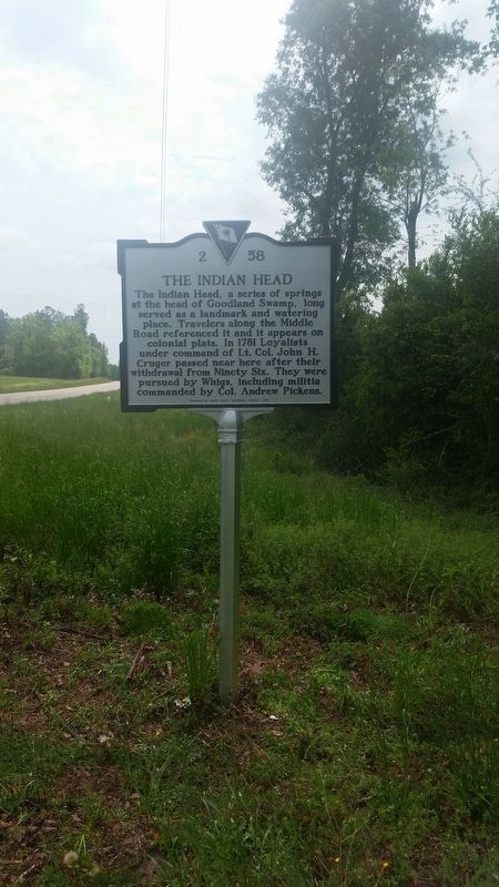 Indian Head / The Middle Road Marker. Click for full size. Indian Head / The Middle Road Marker image. Click for full size.
