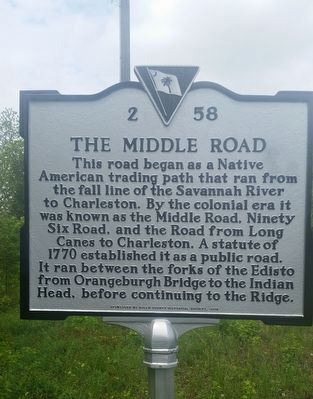 The Middle Road Marker image. Click for full size.