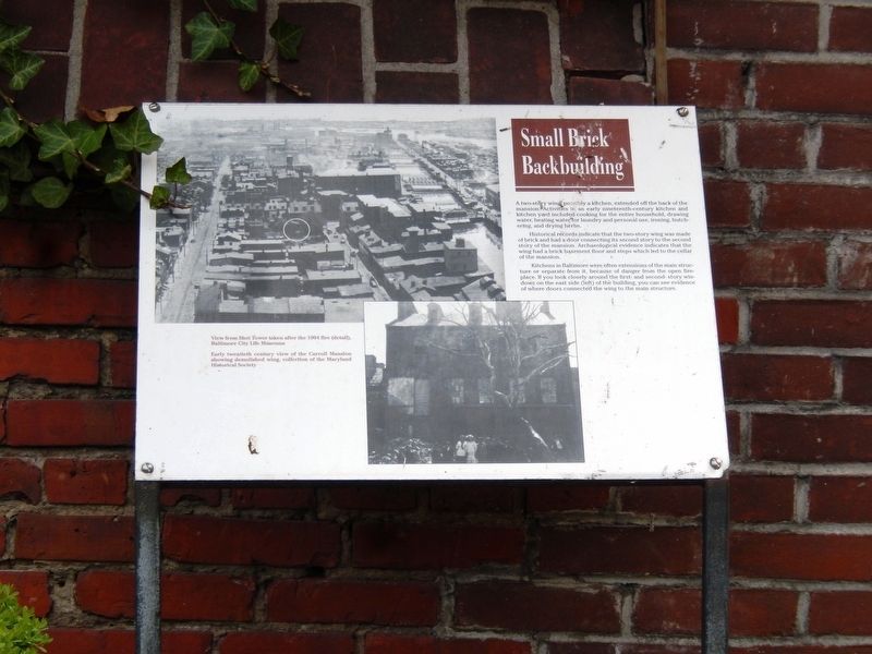 Small Brick Building Marker image. Click for full size.