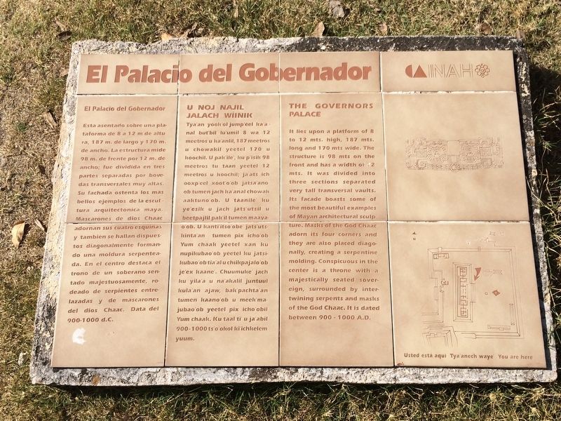 The Governor's Palace Marker. Click for full size. The Governor's Palace Marker image. Click for full size.