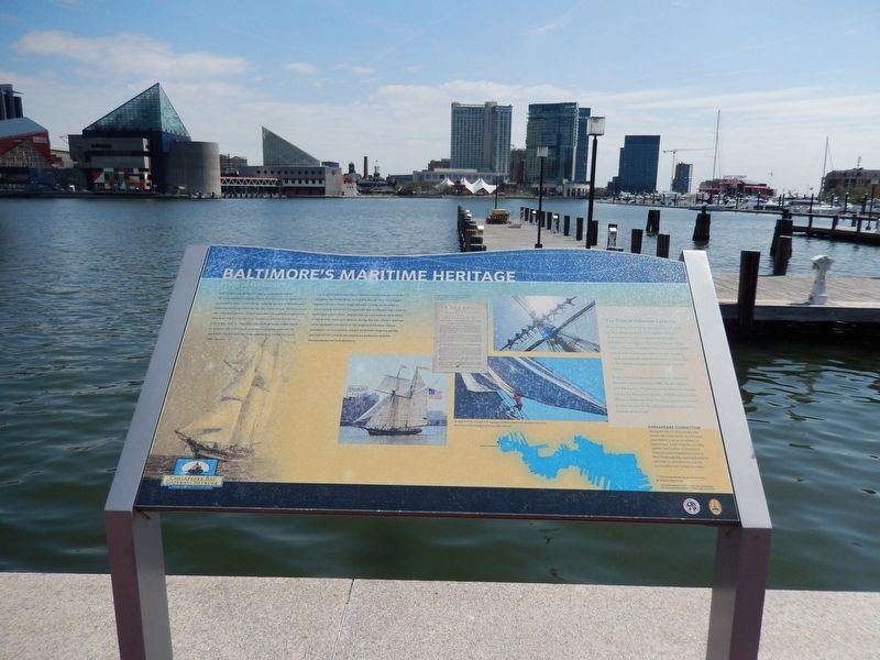 Baltimores Maritime Heritage Marker image. Click for full size.