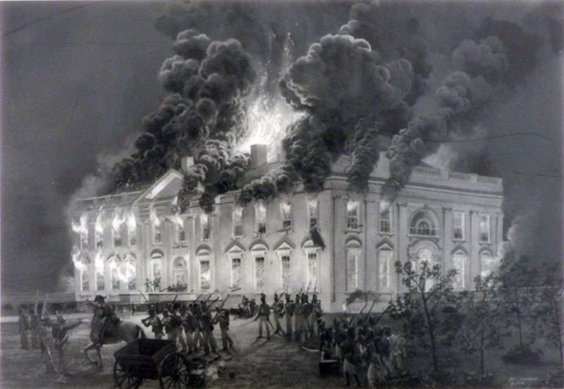 Burning the President's House image. Click for full size.