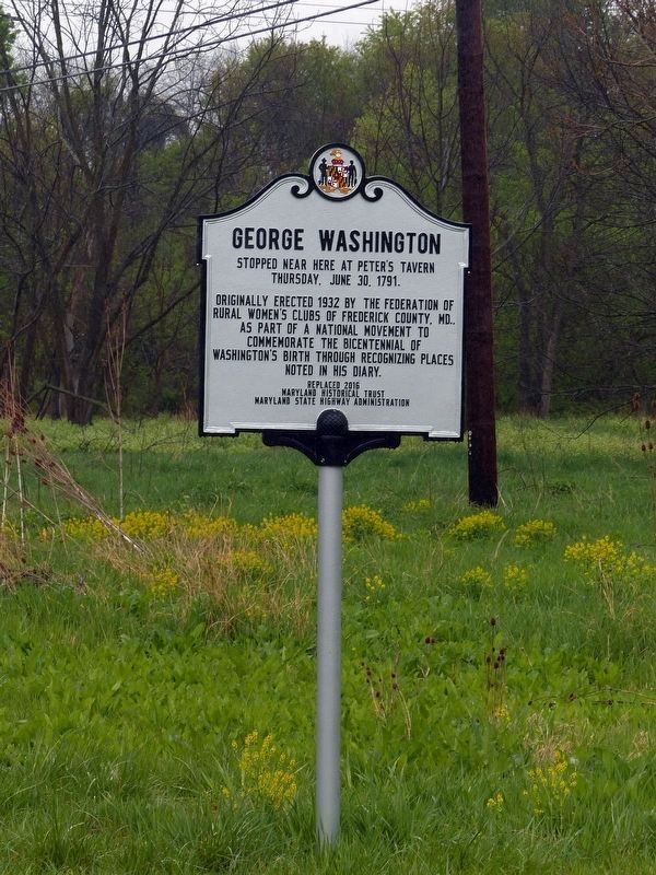 2016 George Washington Marker image. Click for full size.