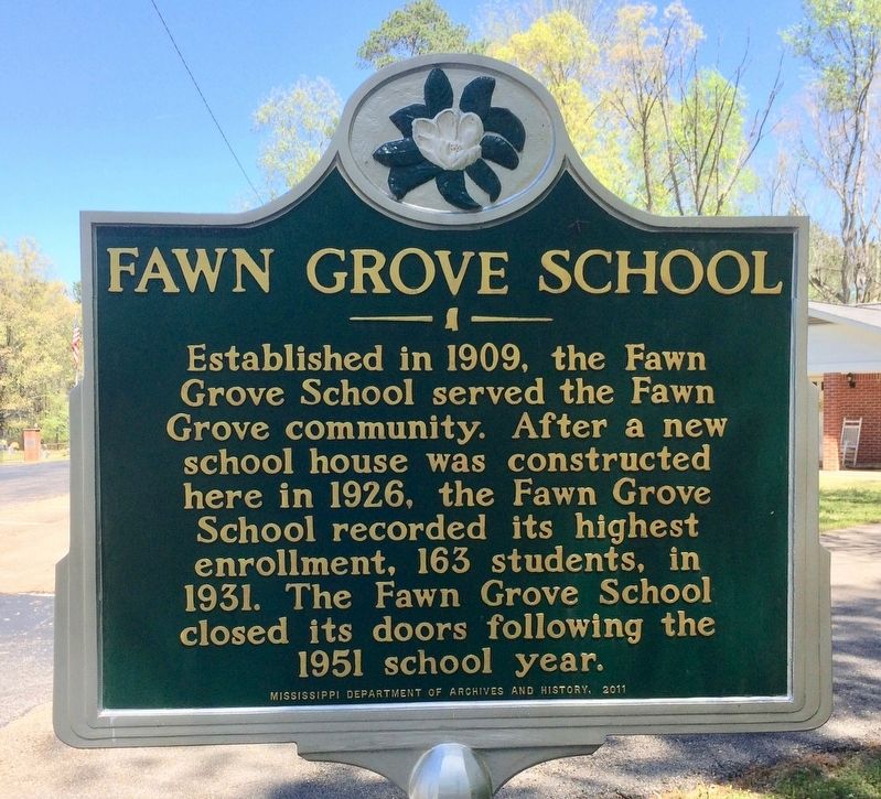Fawn Grove School Marker image. Click for full size.
