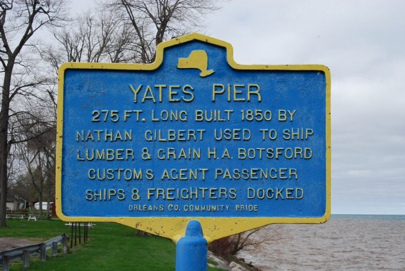 Yates Pier Marker image. Click for full size.