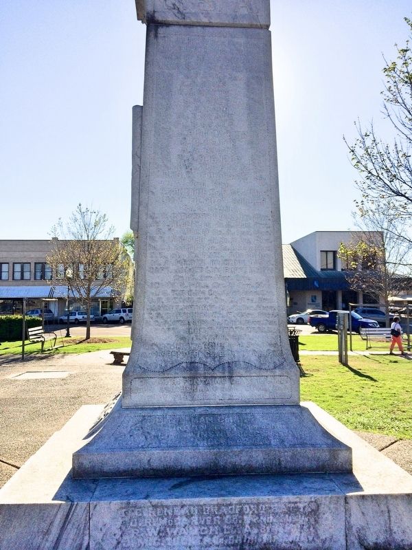 Pontotoc County Confederate Monument image. Click for full size.
