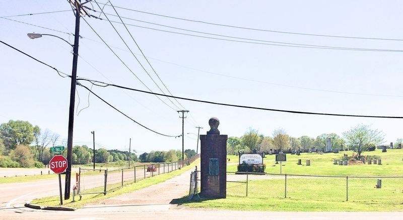 Tate County World War I Memorial on brick pillar.. Click for full size. Tate County World War I Memorial on brick pillar. image. Click for full size.