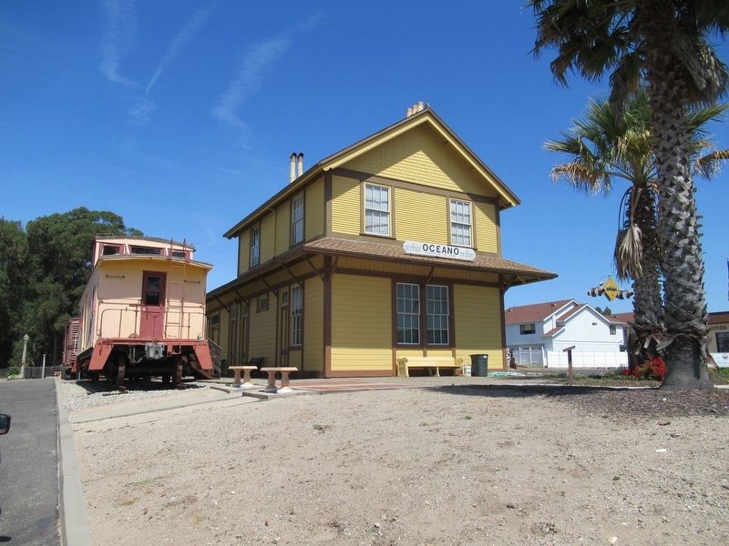Oceano Train Depot image. Click for full size.