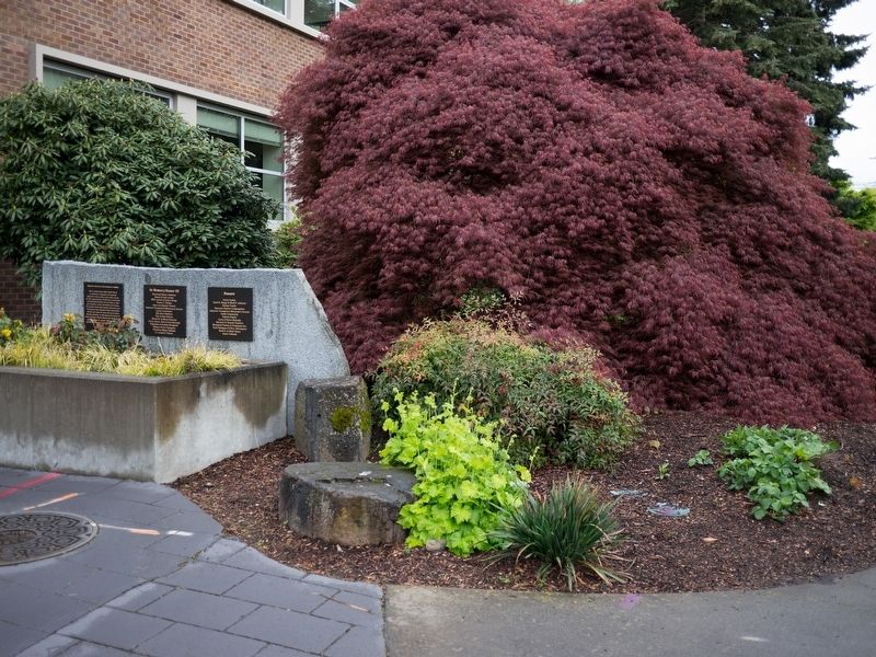 Japanese American Remembrance Garden Marker image. Click for full size.