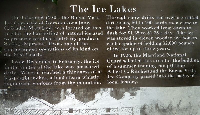 The Ice Lakes Marker image. Click for full size.