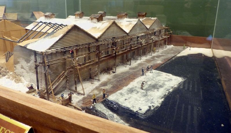 The Ice Harvest Lake Royer<br>Diorama at Fort Ritchie Community Center image. Click for full size.
