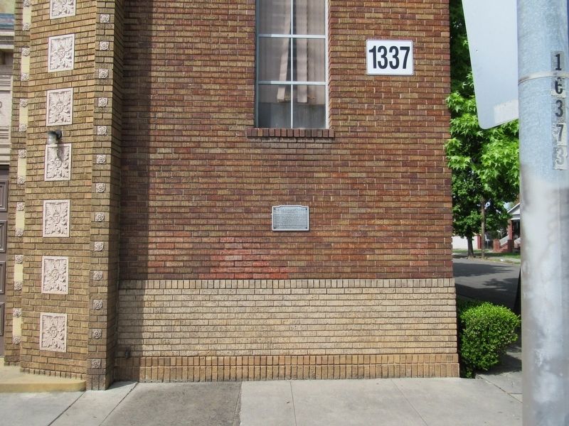 Stockton Jewish Community Center Marker. Click for full size. Stockton Jewish Community Center Marker image. Click for full size.