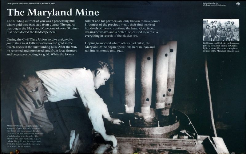 The Maryland Mine Marker. Click for full size. The Maryland Mine Marker image. Click for full size.