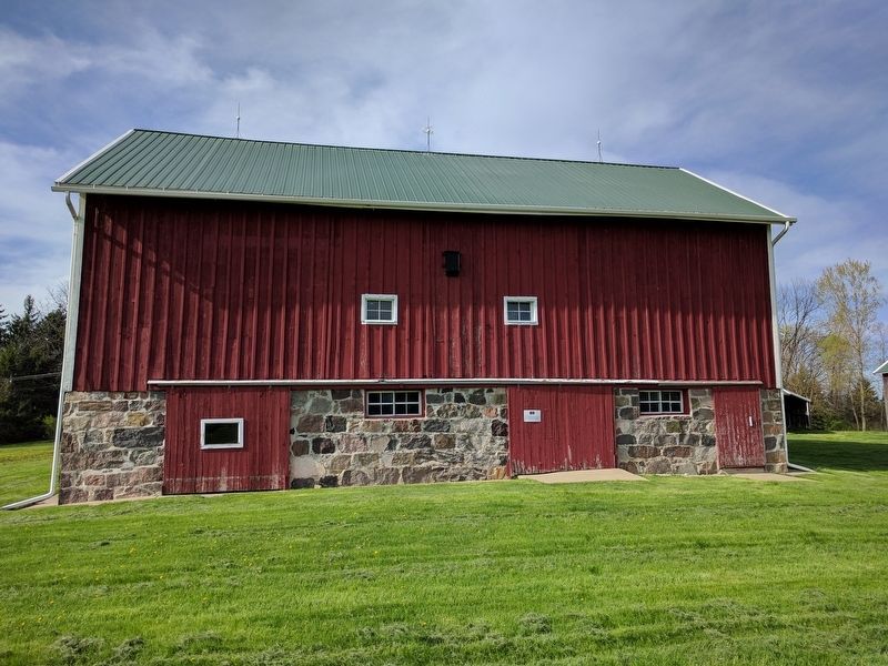 Lower Level of the Barn and Marker image. Click for full size.