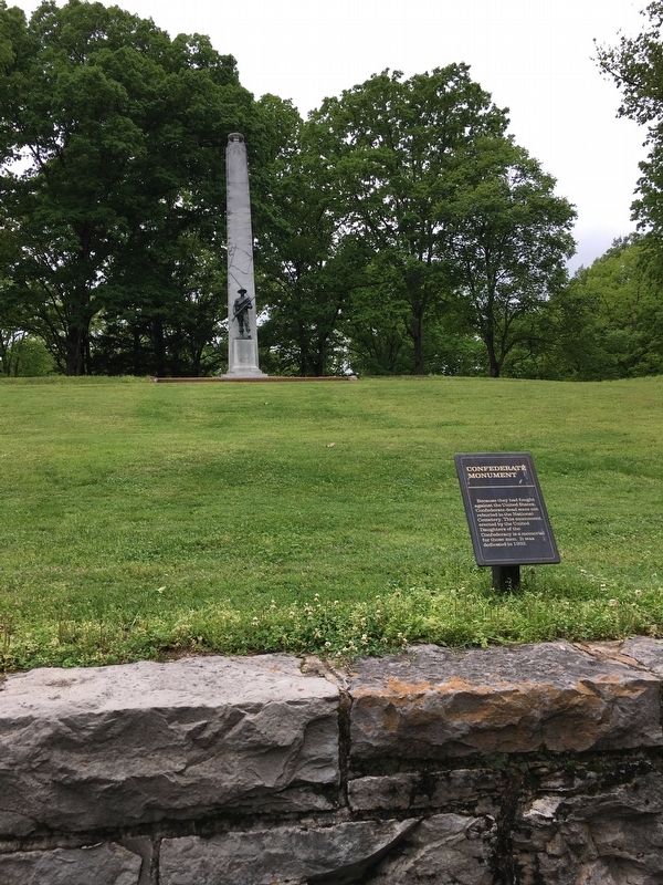 Confederate Monument Marker image. Click for full size.
