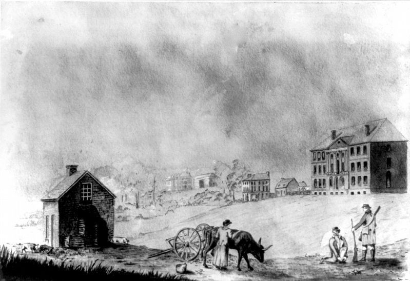 Blodget's Hotel, 1803. Click for full size. Blodget's Hotel, 1803 image. Click for full size.