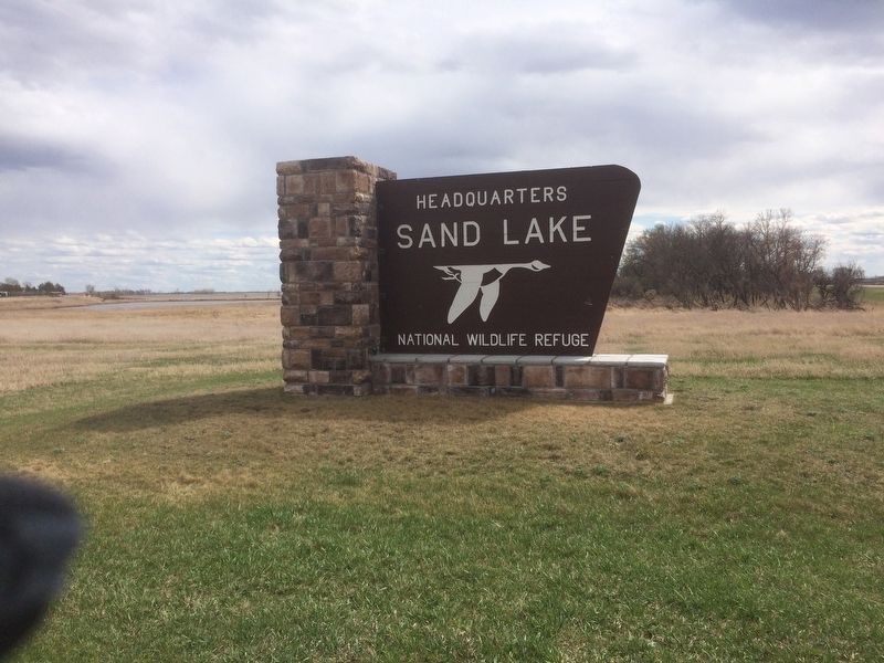 Sand Lake National Wildlife Refuge Sign image. Click for full size.