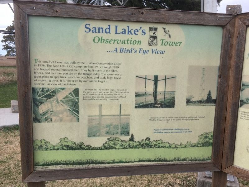 Sand Lake's Observation Tower Marker image. Click for full size.